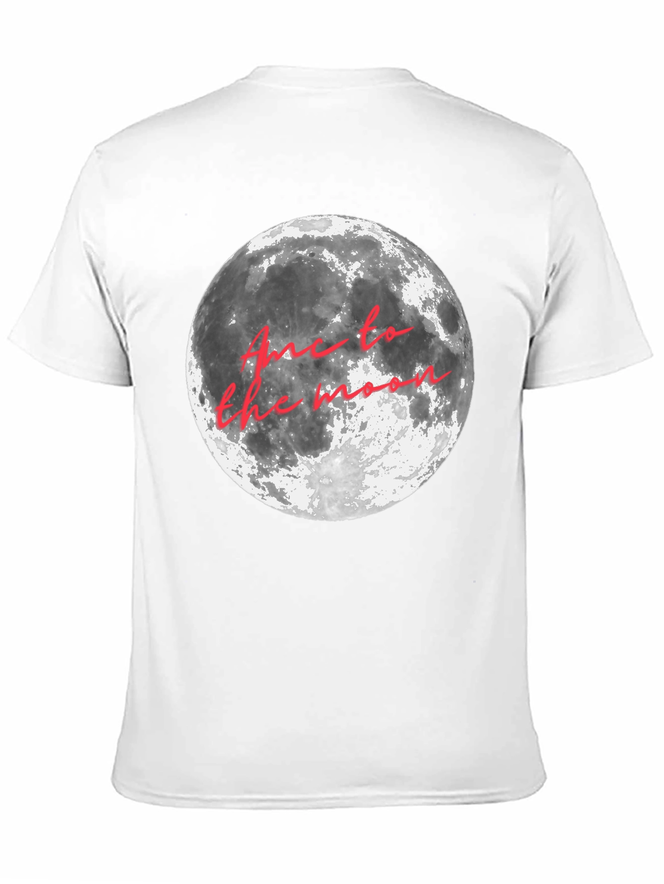 Black Moon Graphic T-Shirt - "Fly Me to the Moon" Crew Neck Tee view 11
