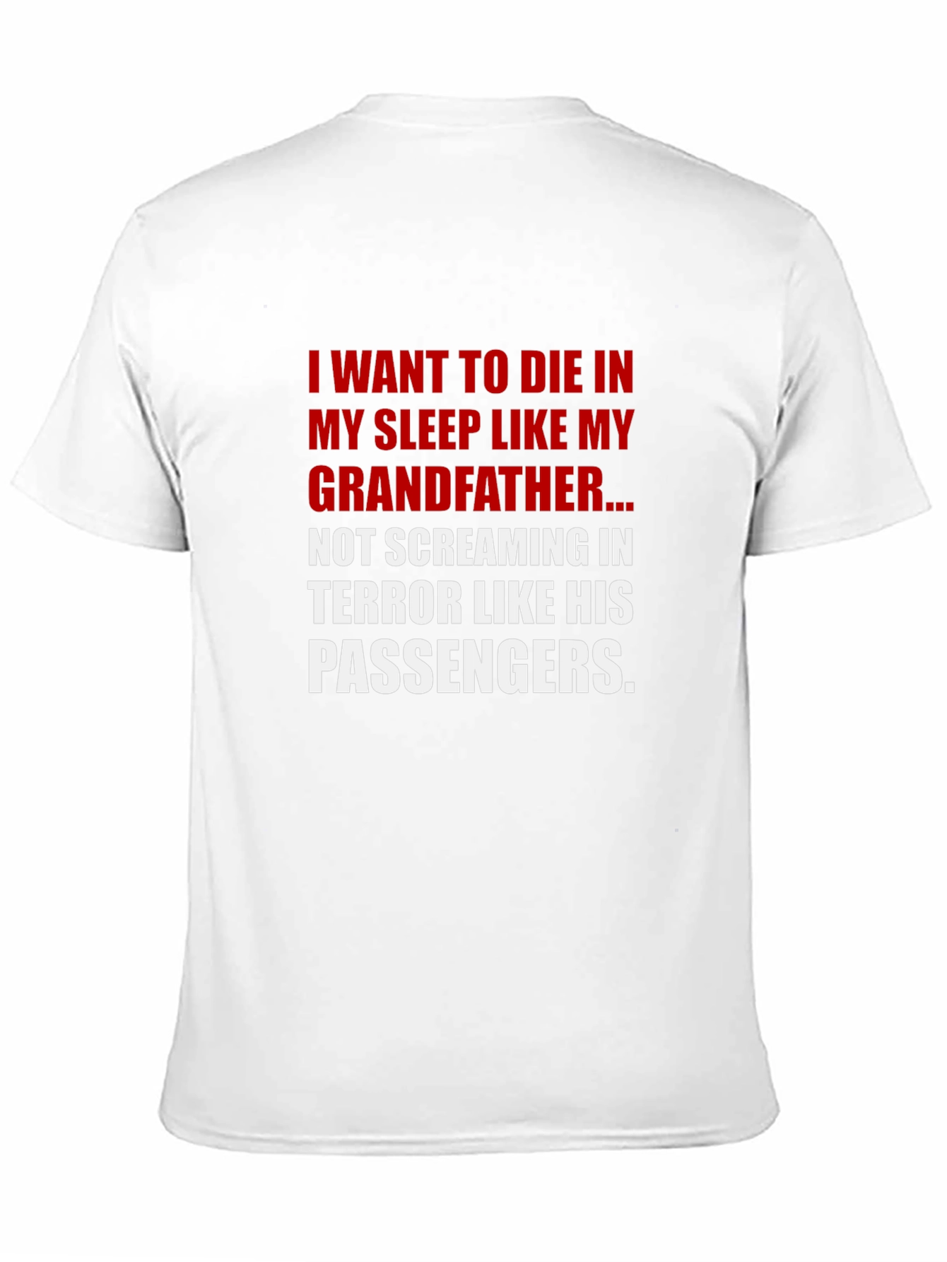 Black Funny Grandfather T-Shirt - Die in My Sleep view 11