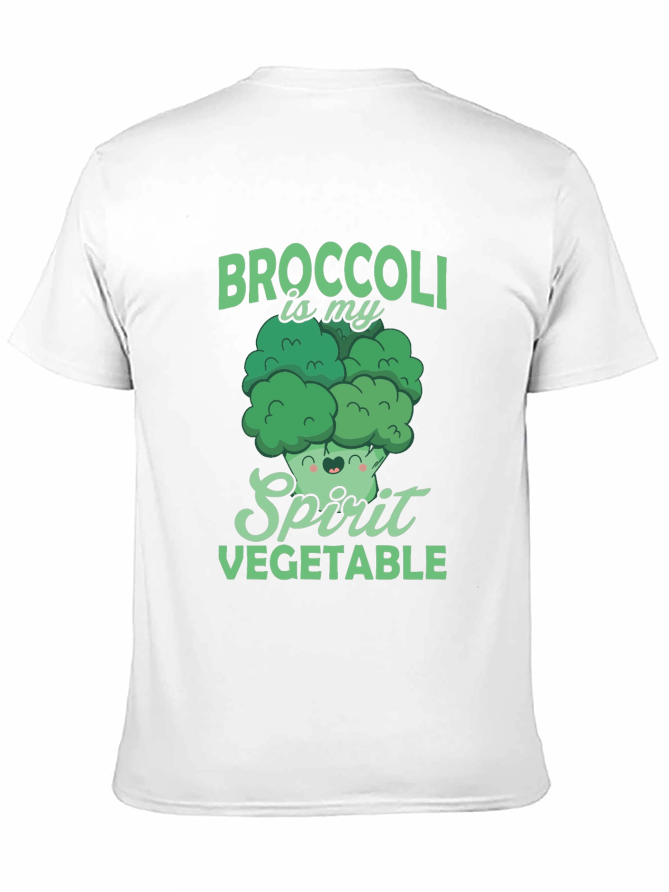 Black Broccoli is My Spirit Vegetable T-Shirt view 11