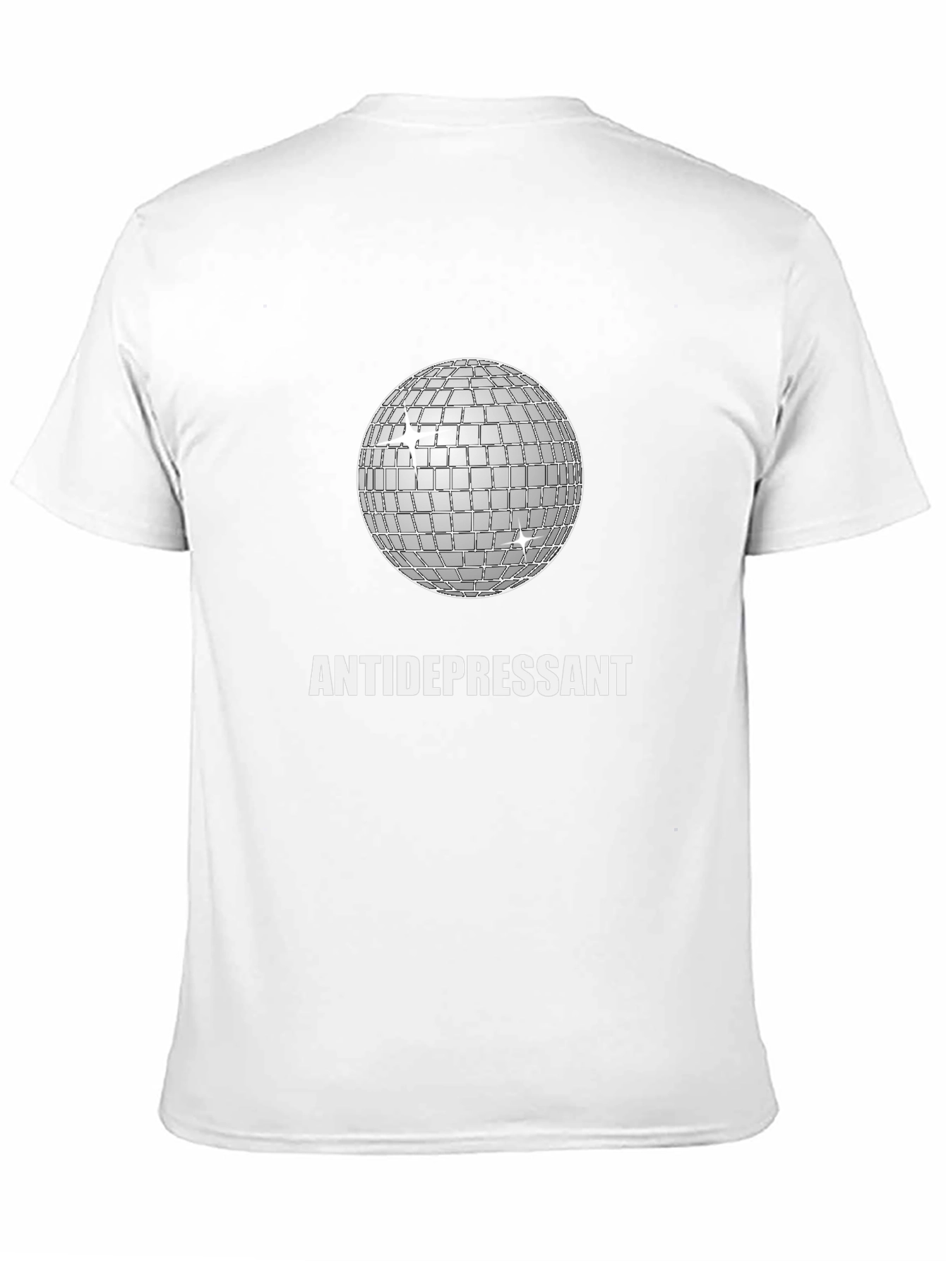 Black Antidepressant Disco Ball Graphic Tee - Stylish Comfort view 11
