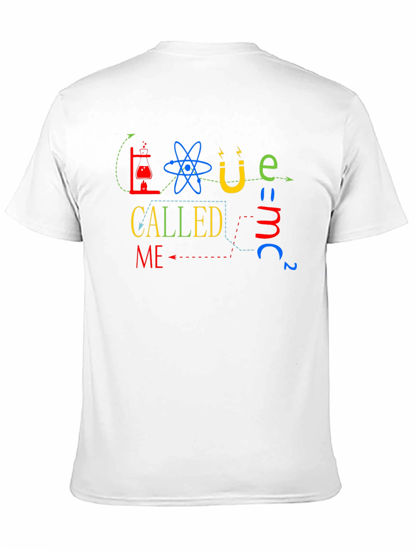Black Science Called Me T-Shirt - Geeky Fun Apparel view 11