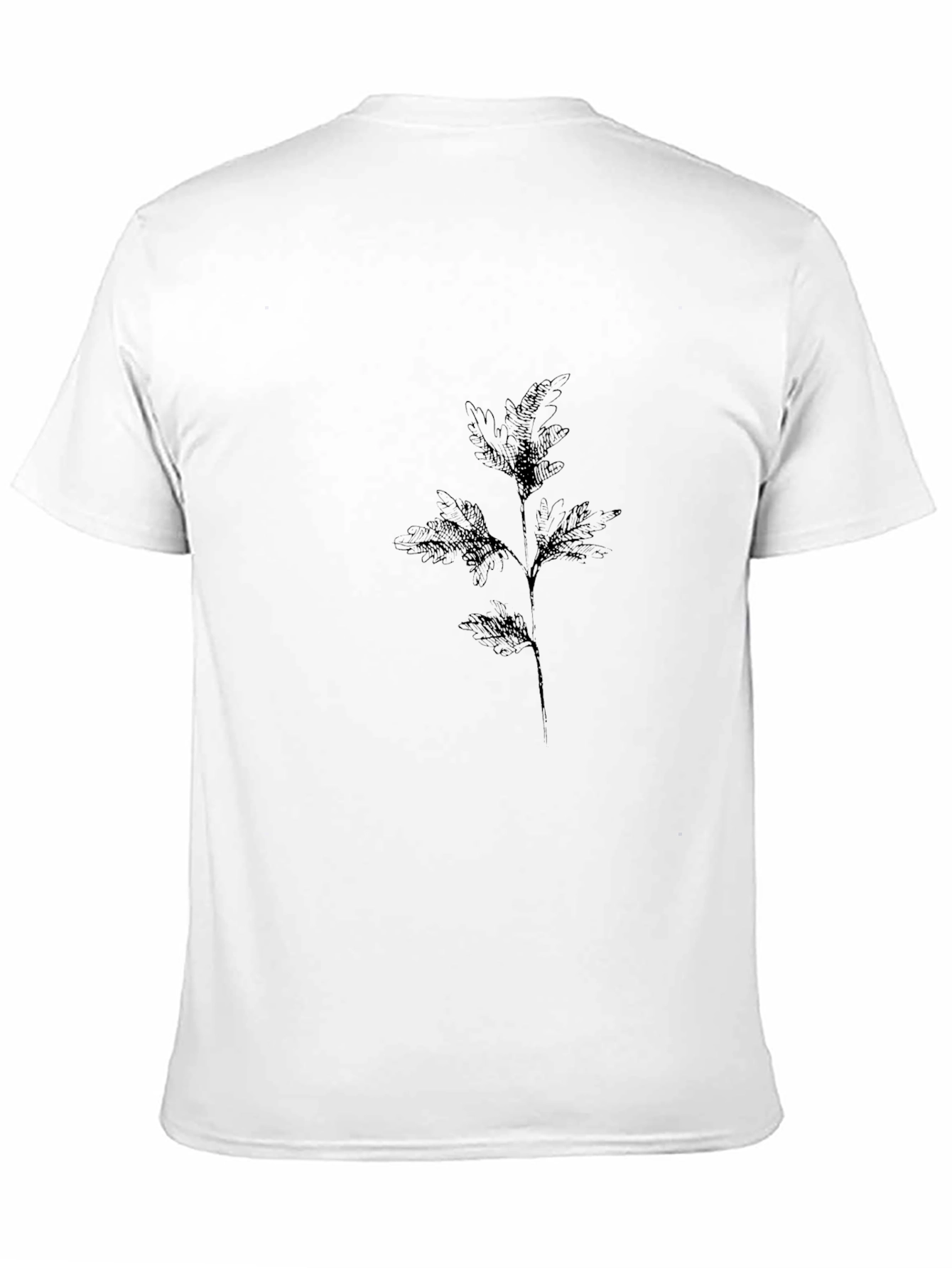 Black Botanical Black T-Shirt view 11