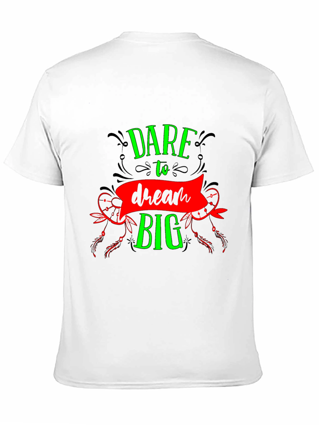 Black Dare to Dream Big Graphic Tee - Black view 11