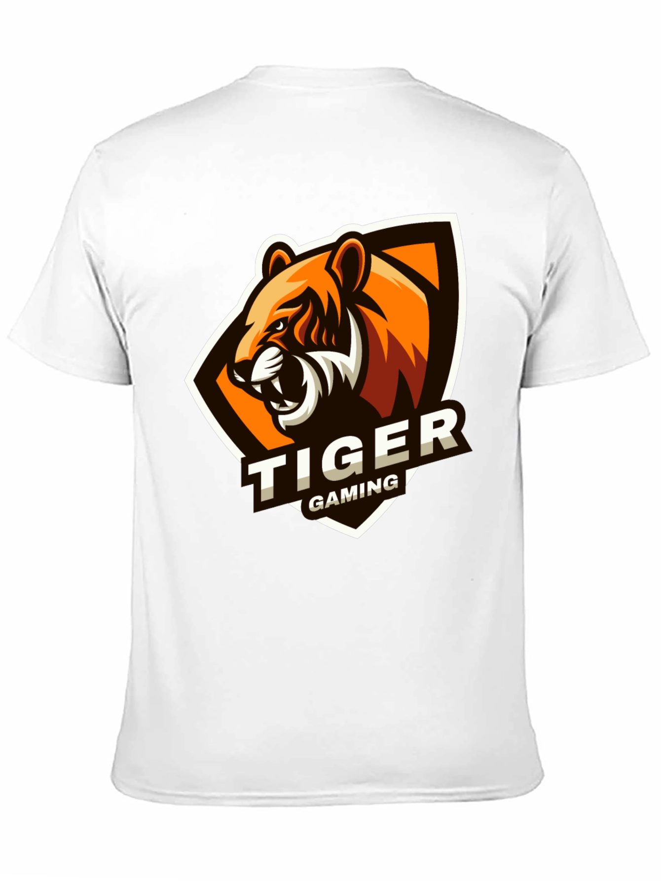 Black Tiger Gaming T-Shirt - Black view 11