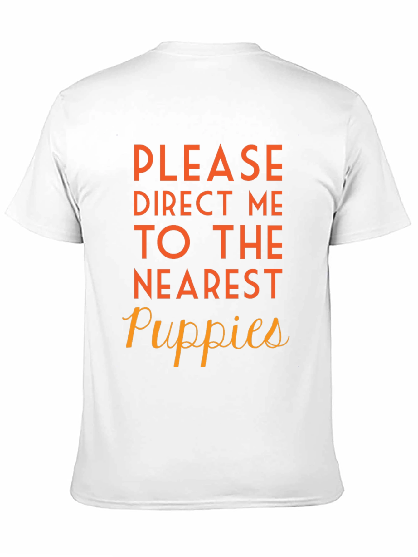 Black Direct Me To The Nearest Puppies Black T-Shirt view 11