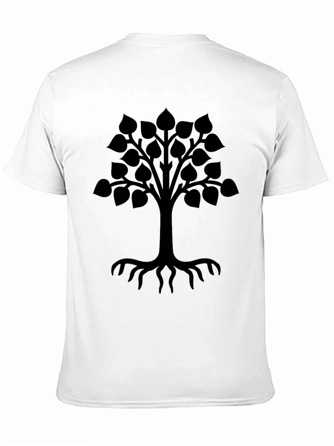 Black Black Tree Graphic Tee view 11