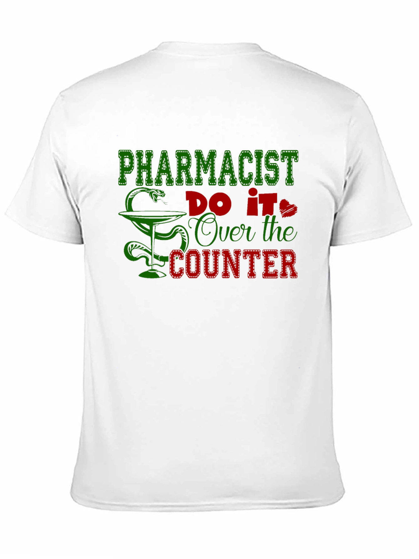 Black Pharmacist Over the Counter Black T-Shirt view 11