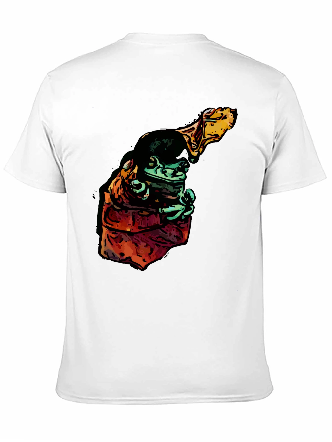 Frog in Hoodie Graphic Tee - Cool Cartoon Style - 11