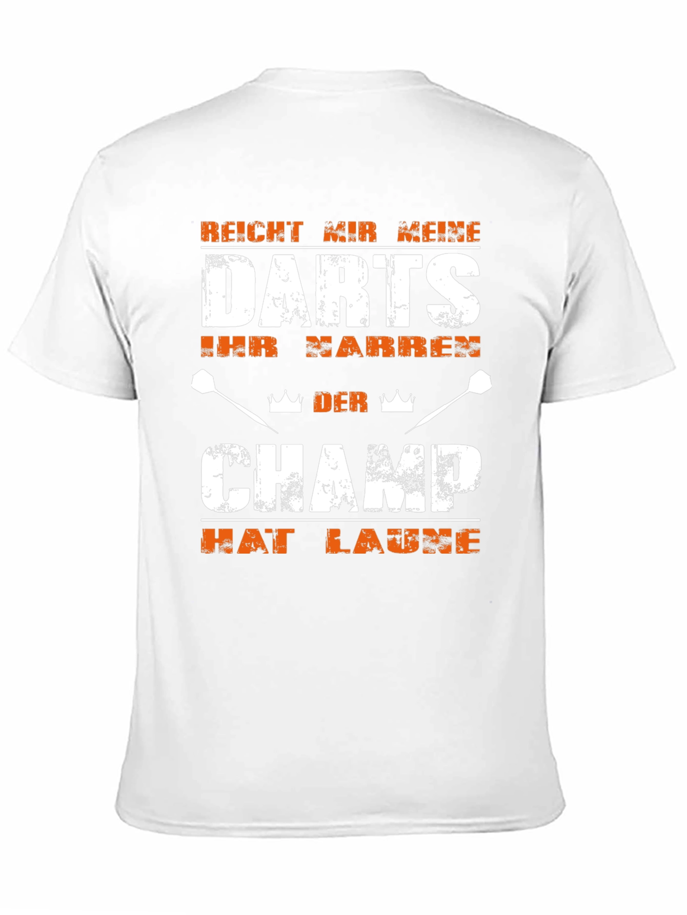 Black Darts Champ Funny Slogan Black T-Shirt view 11