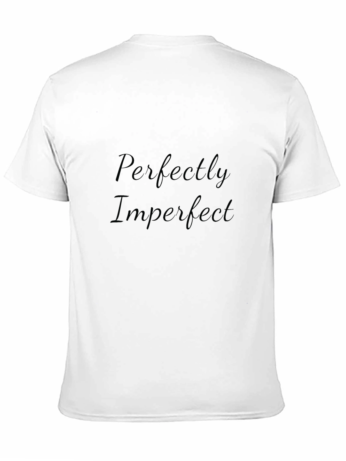 Black Perfectly Imperfect Black Graphic Tee view 11