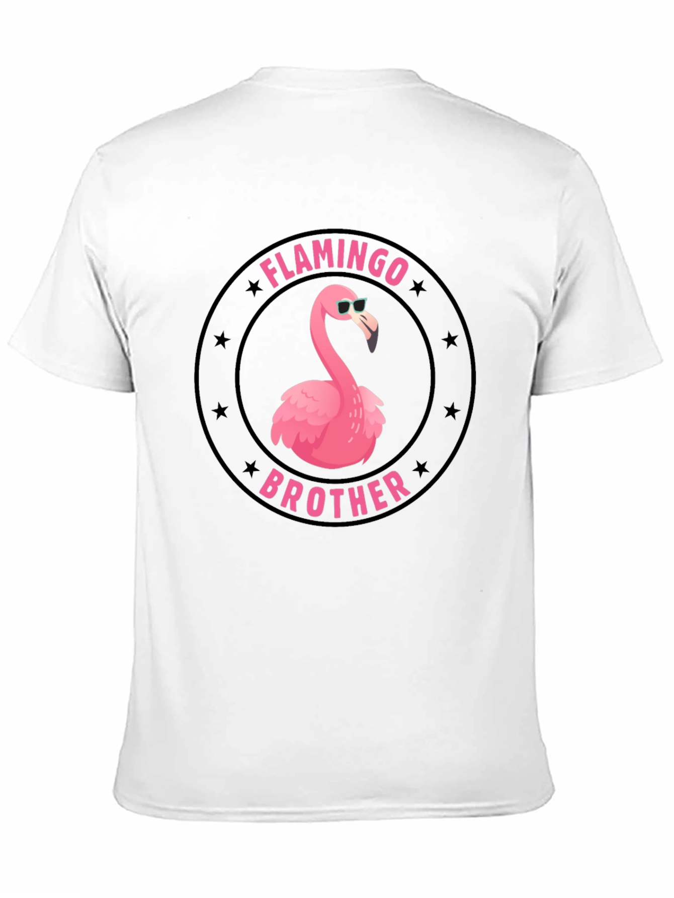 Black Flamingo Brother Graphic T-Shirt - Black view 11