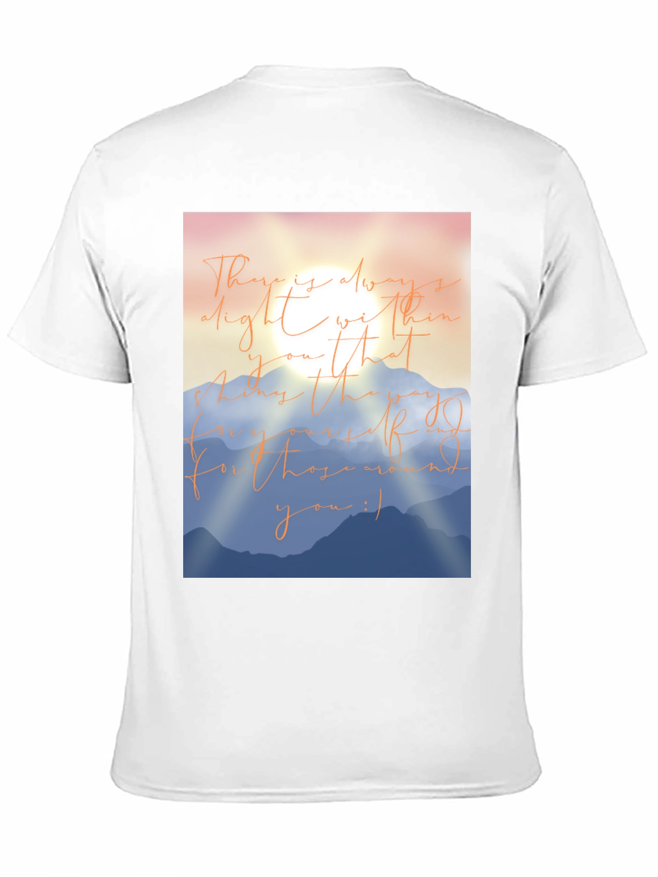 Black Inspirational Mountain Graphic T-Shirt view 11