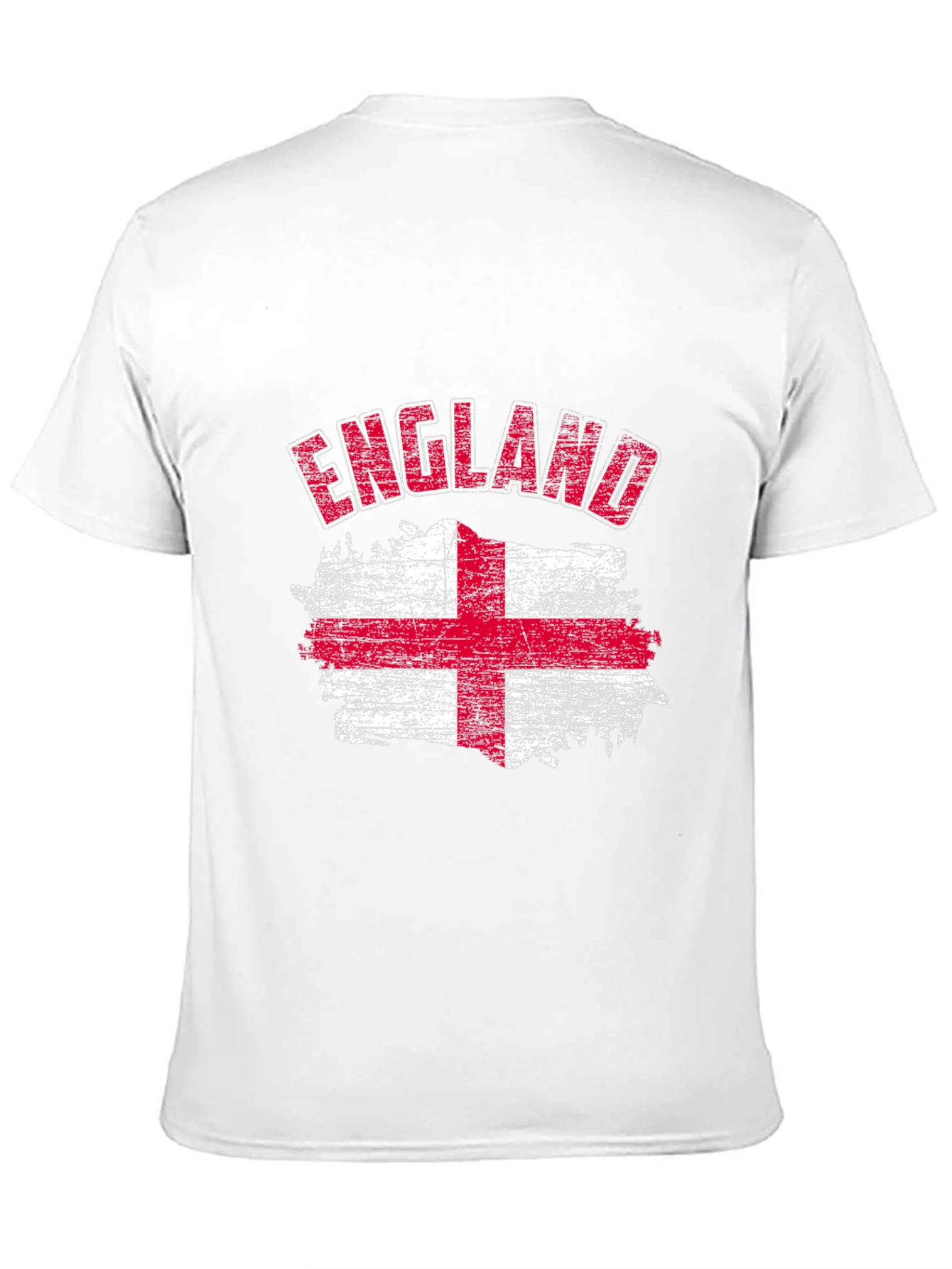 Black England Flag Graphic T-Shirt view 11