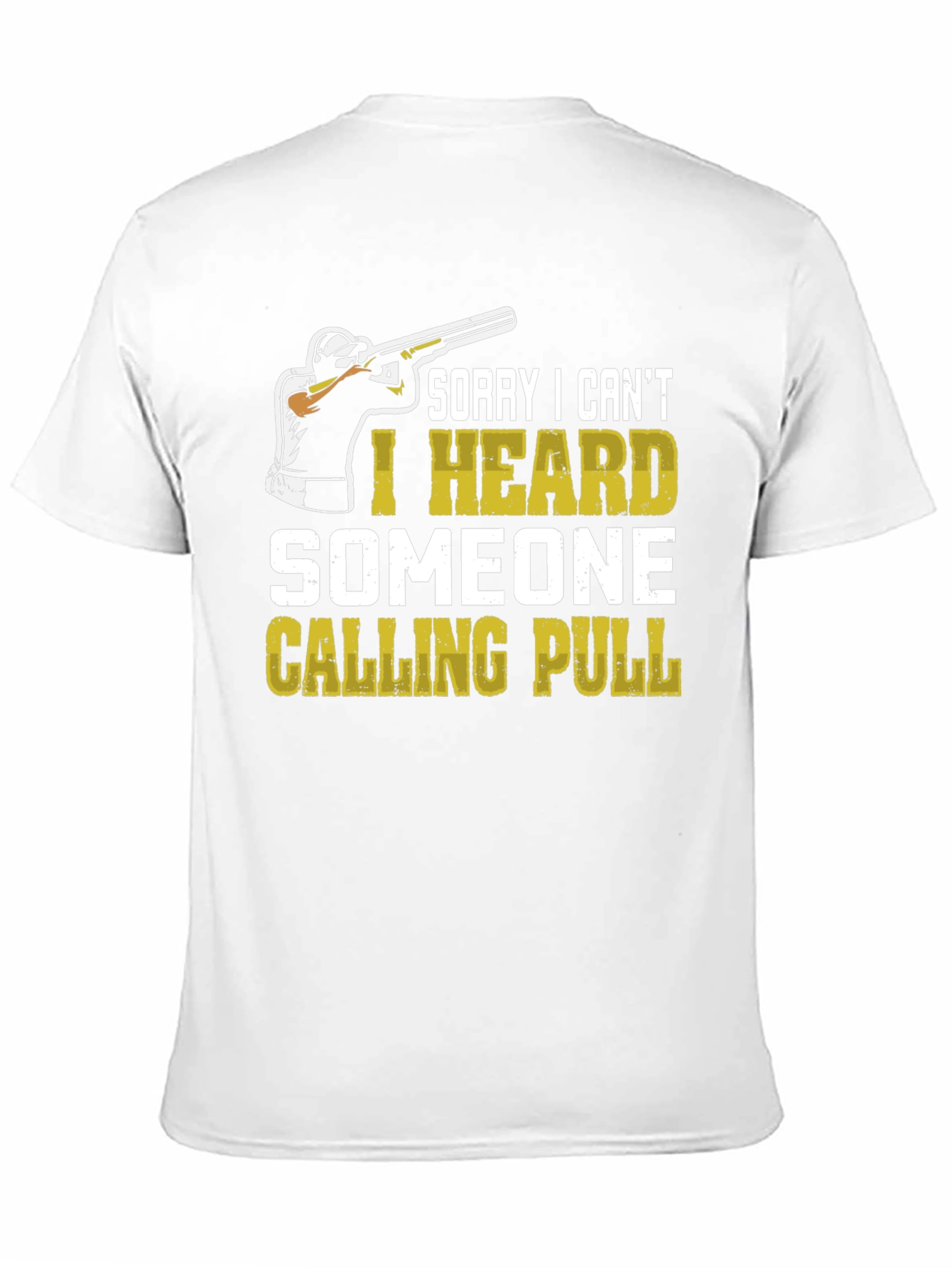 Black Funny Skeet Shooting T-Shirt view 11