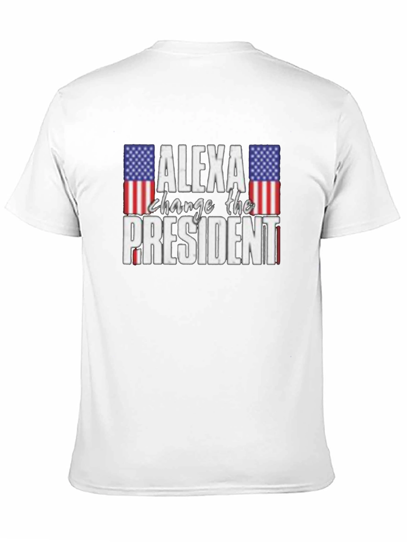 Black Alexa Change The President T-Shirt - Patriotic Humor view 11