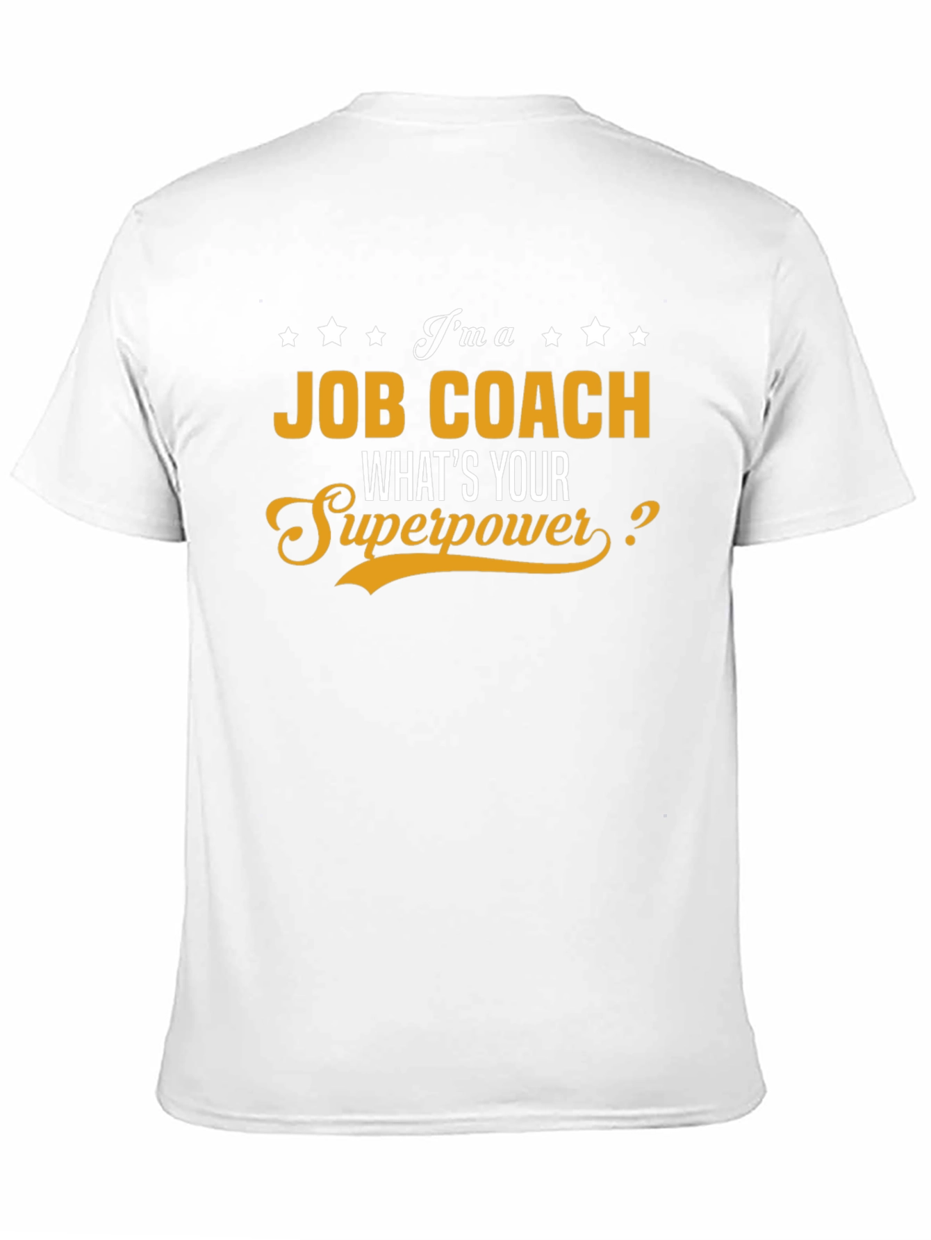 Black Job Coach Superpower Graphic Tee view 11