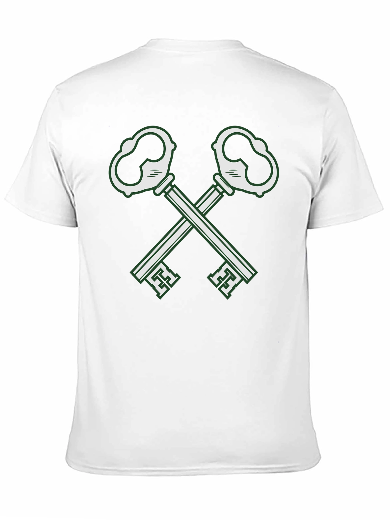 Black Crossed Keys Graphic T-Shirt view 11