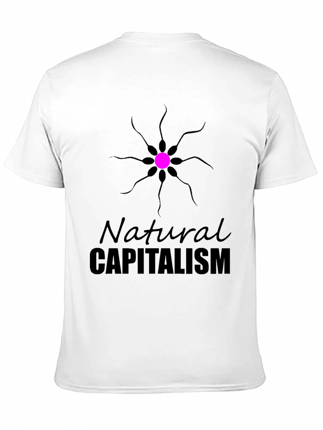 Black Natural Capitalism Graphic Tee view 11