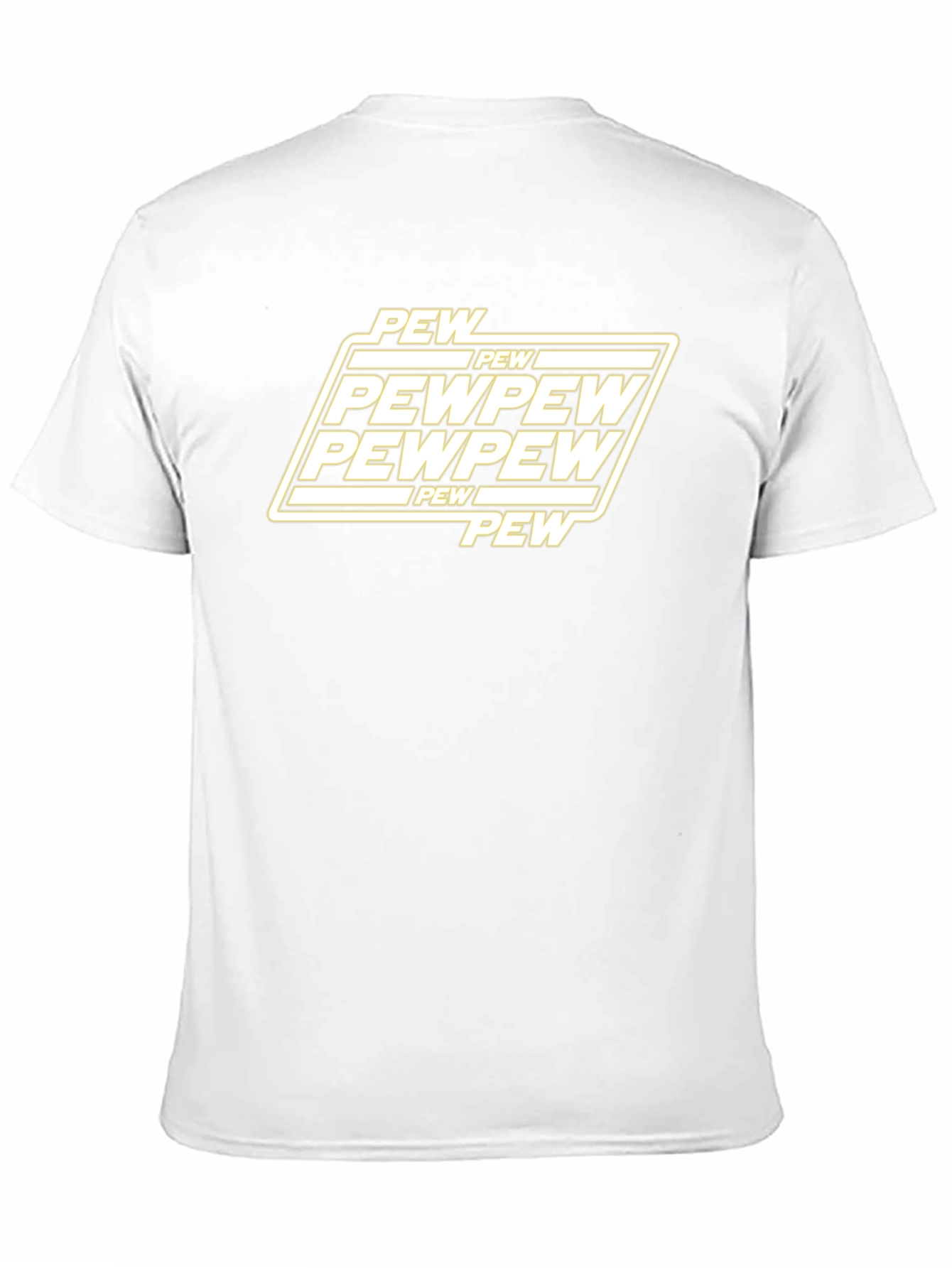 Black Pew Pew Graphic T-Shirt - Black Cotton Blend view 11