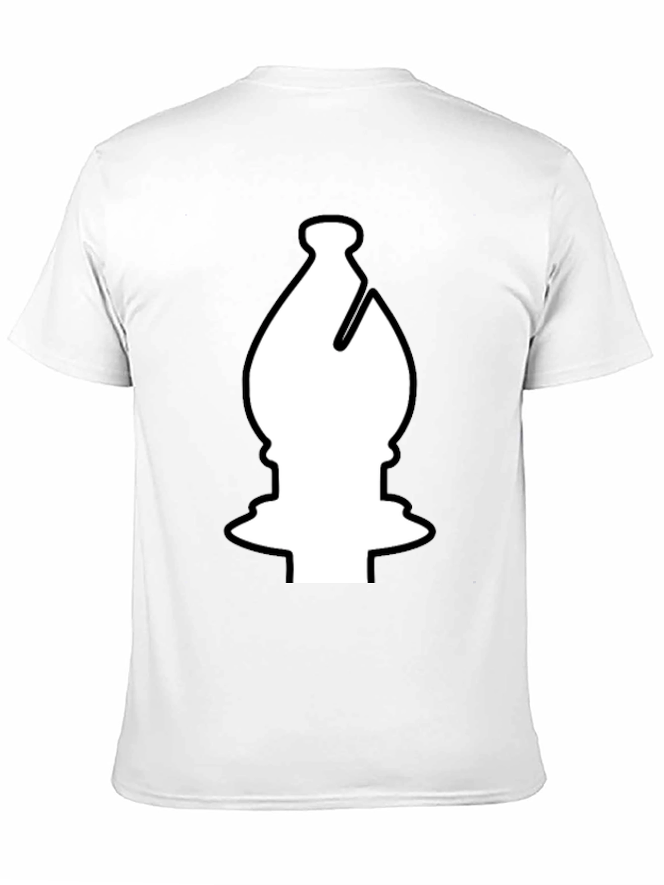 Black Chess Bishop Graphic T-Shirt - Black view 11