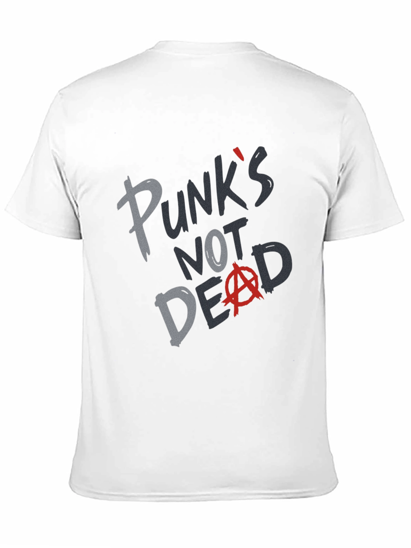 Black Punk's Not Dead T-Shirt - Bold Statement Tee view 11