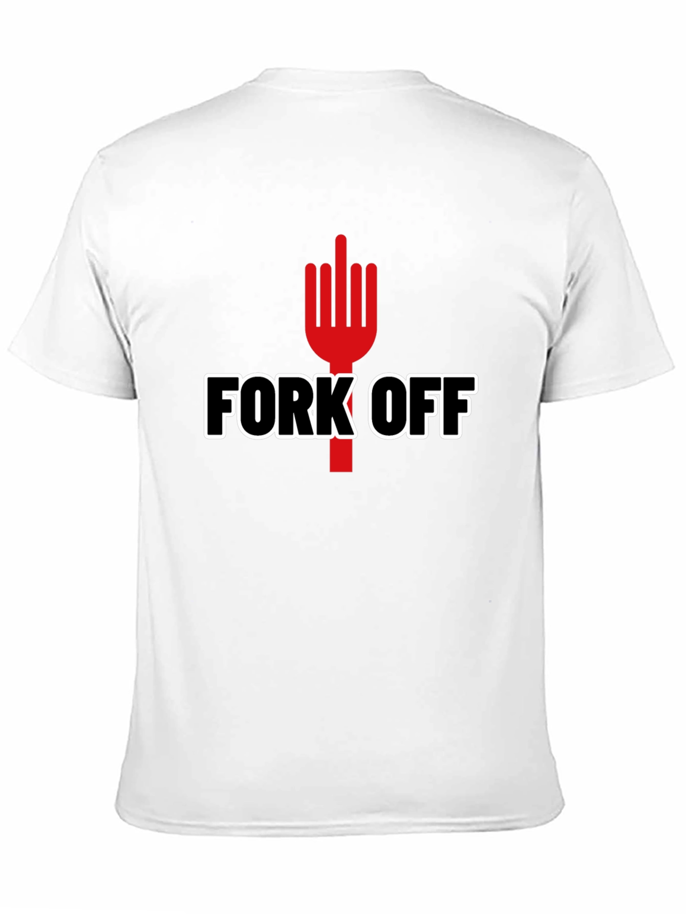 Black Fork Off Graphic Tee view 11