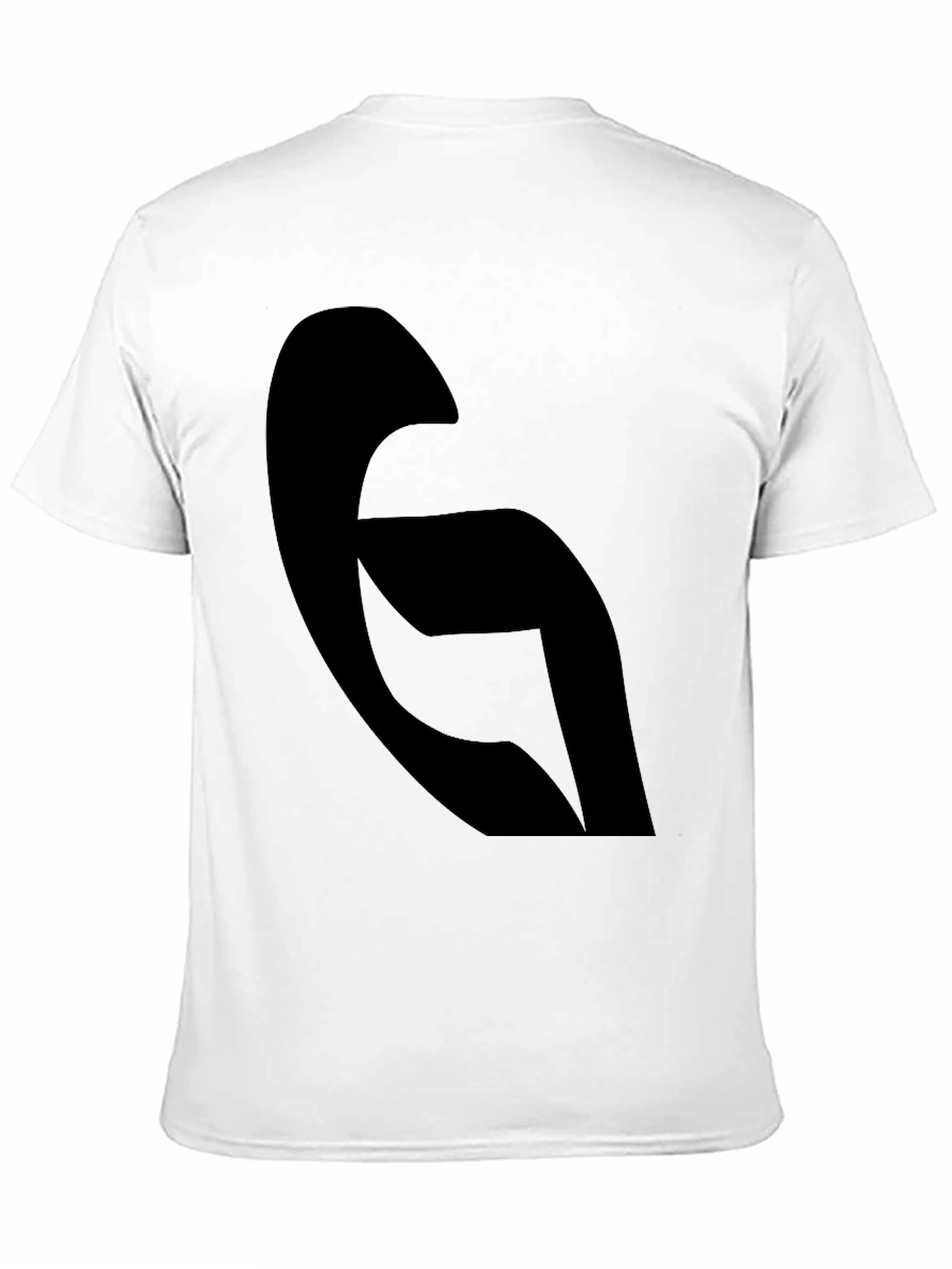 Black Modern Abstract Black Graphic Tee - Casual Style view 11