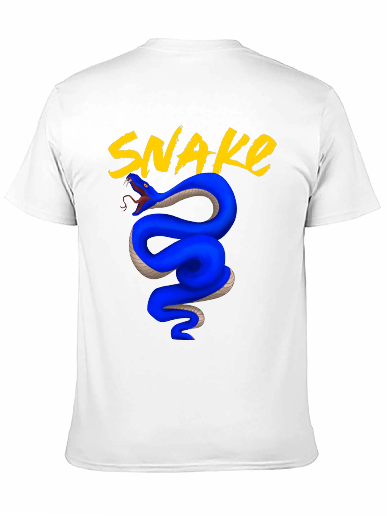 Black Blue Snake Graphic Tee - Bold & Stylish view 11