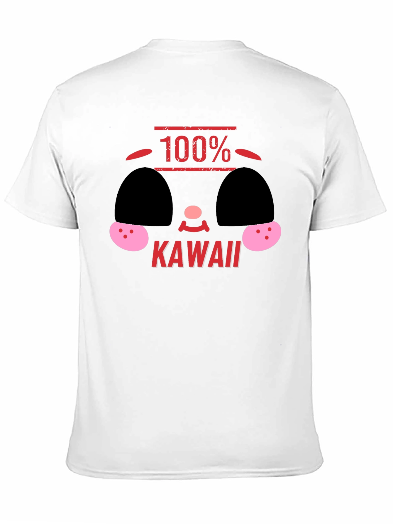 Black 100% Kawaii Graphic T-Shirt - Soft Black Tee view 11