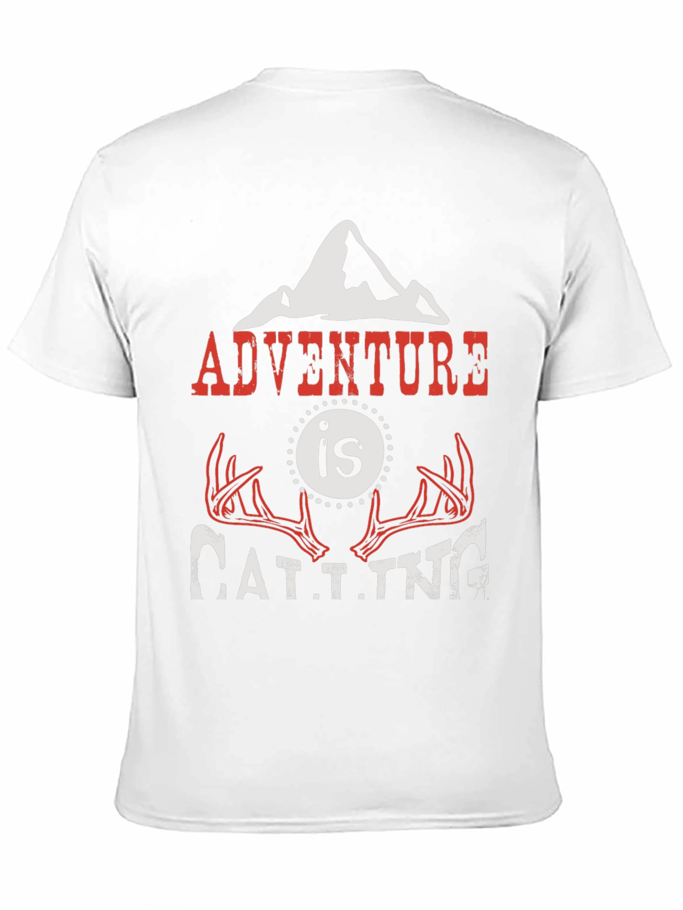 Black Adventure is Calling Graphic T-Shirt view 11