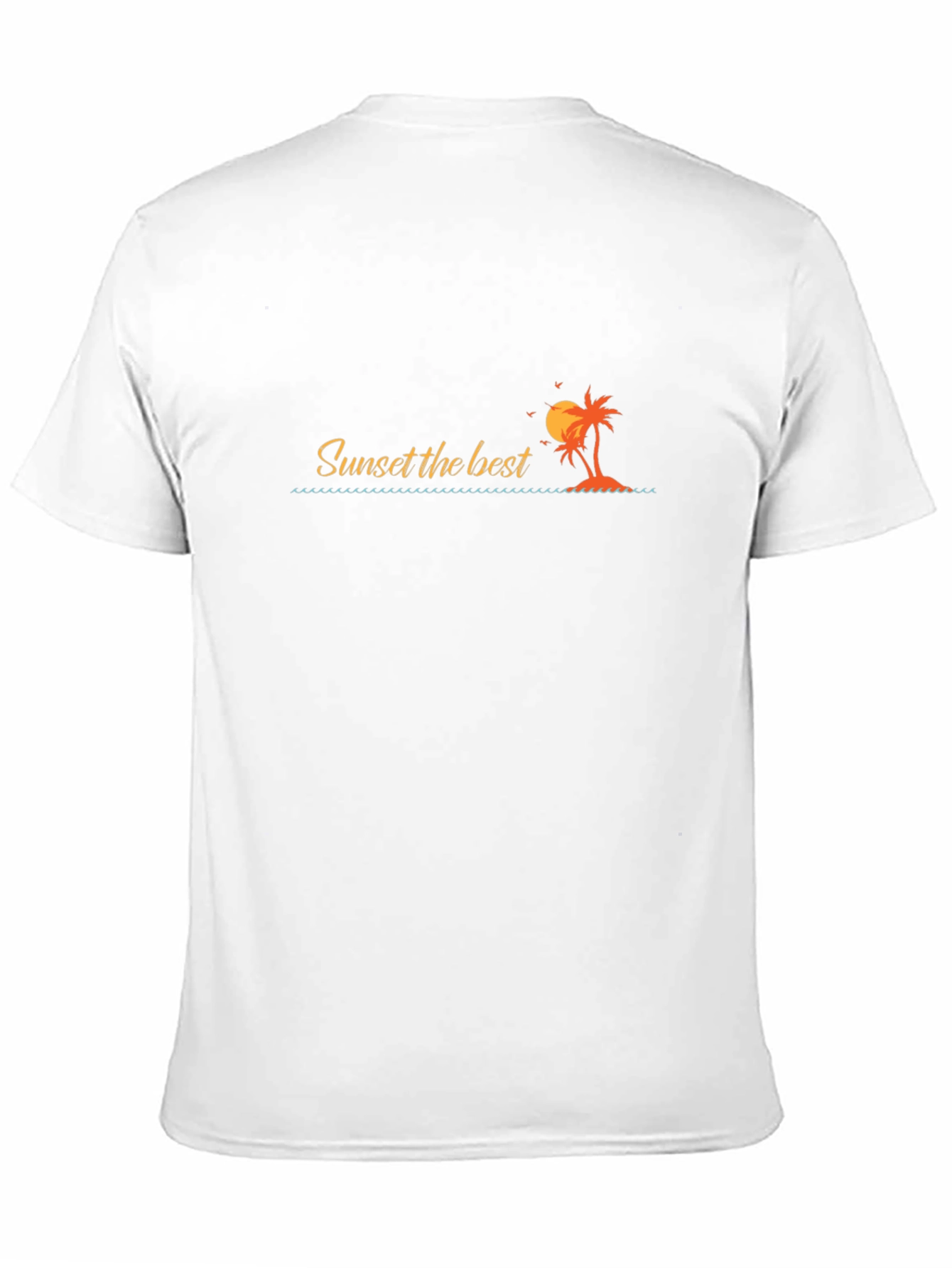 Black Sunset the Best Graphic Tee - Black Cotton Comfort view 11