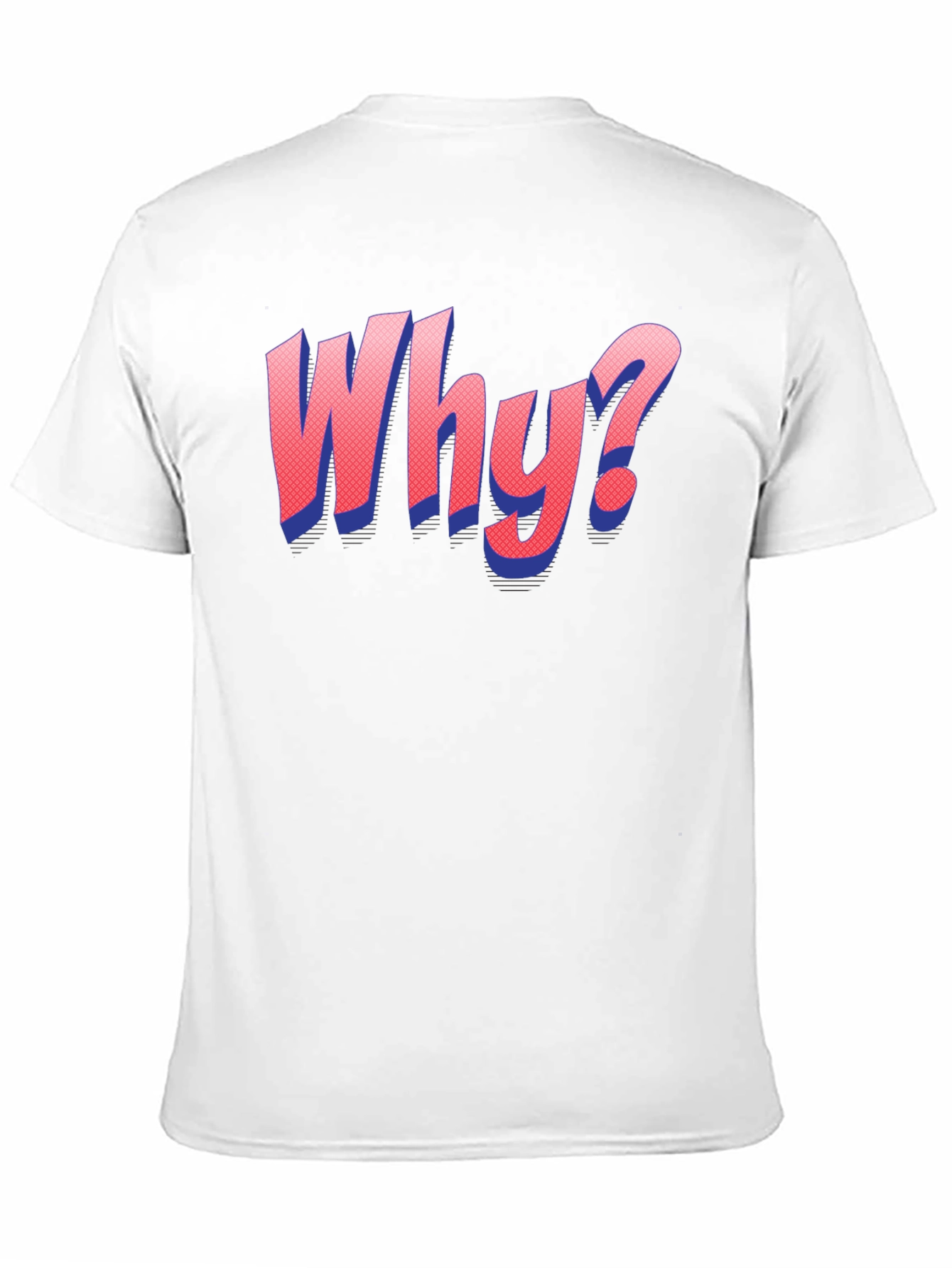 Black Why? Graphic T-Shirt - Statement Tee view 11