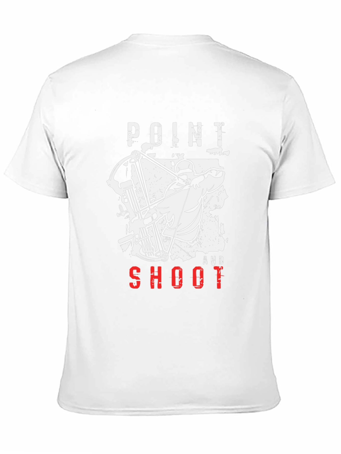 Black Point and Shoot Archer Graphic Tee - Black Cotton T-Shirt view 11