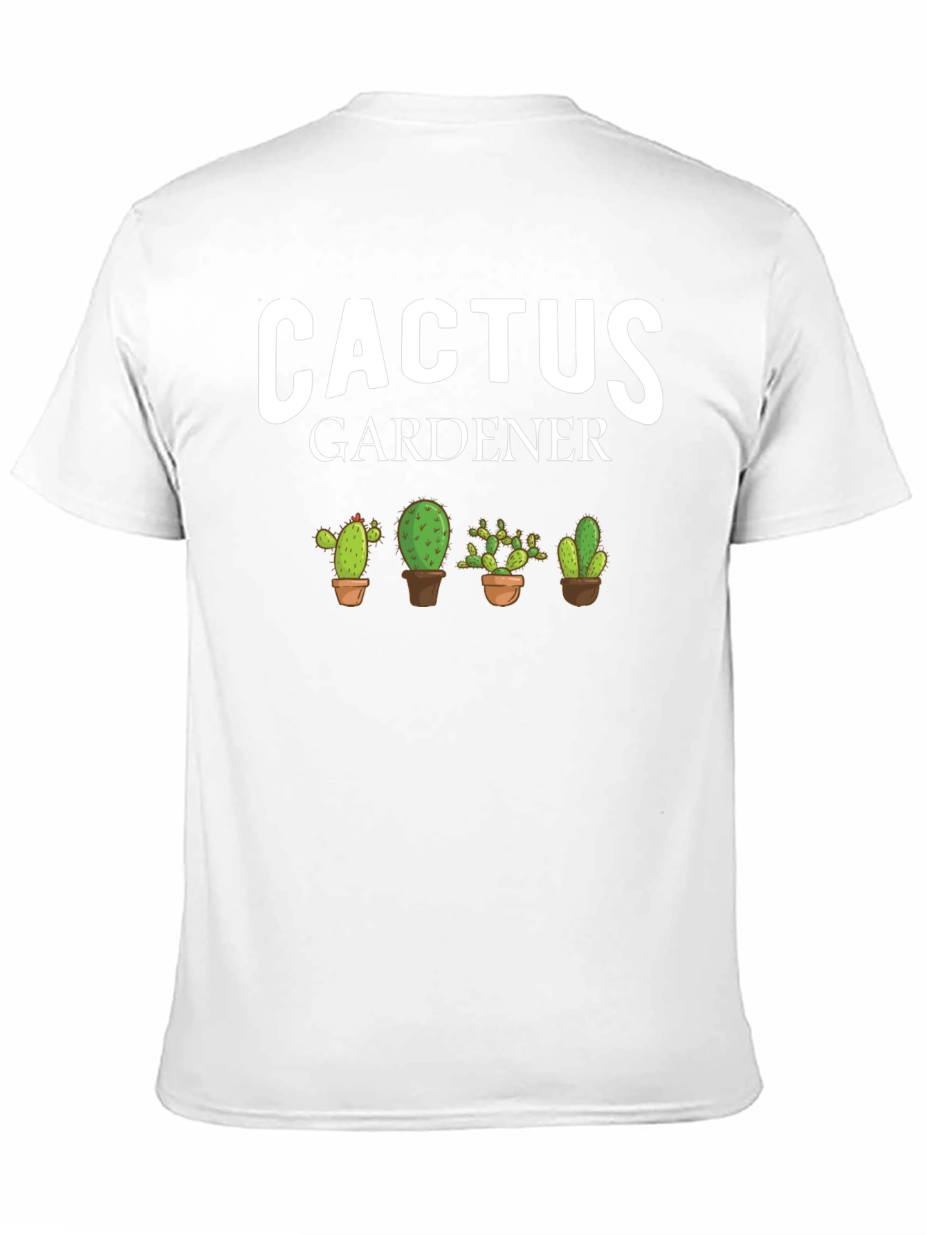 Black Cactus Gardener Graphic T-Shirt view 11