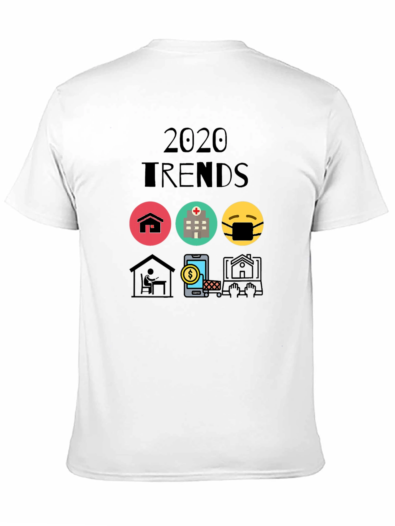 Black 2020 Trends Graphic Tee - Trendy and Unique view 11