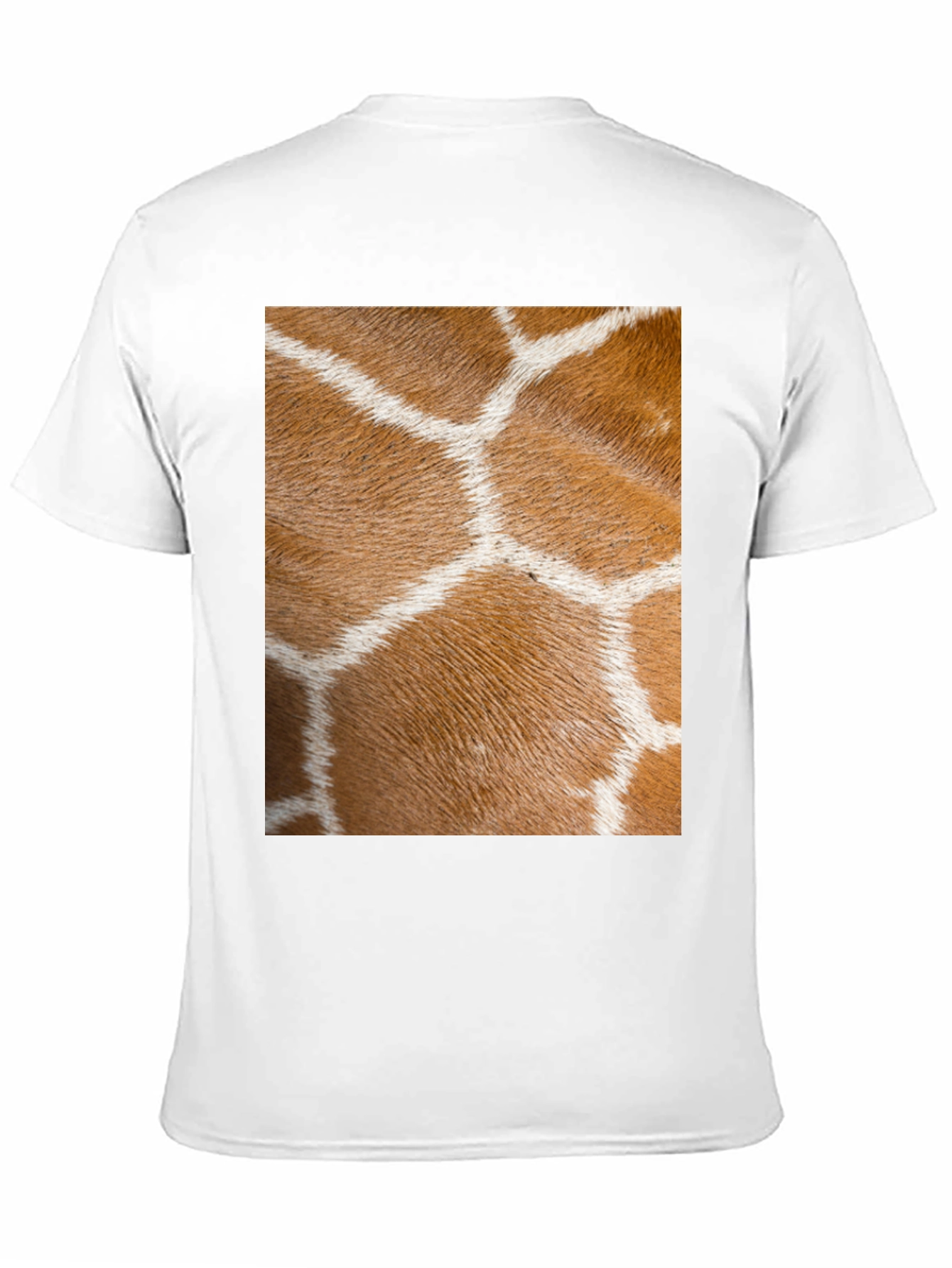 Black Giraffe Print Black T-Shirt view 11