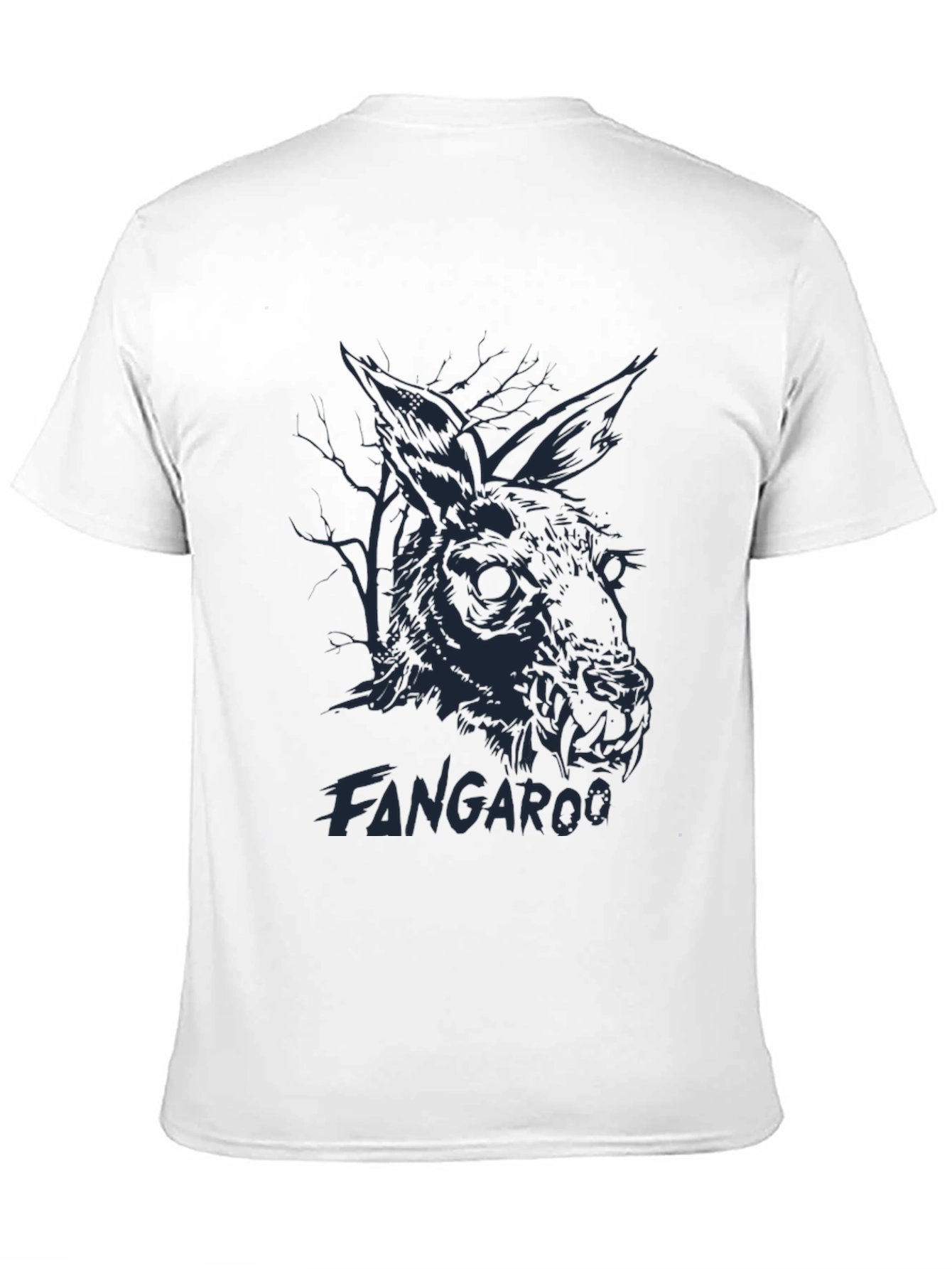 Black Fangaroo Graphic T-Shirt view 11