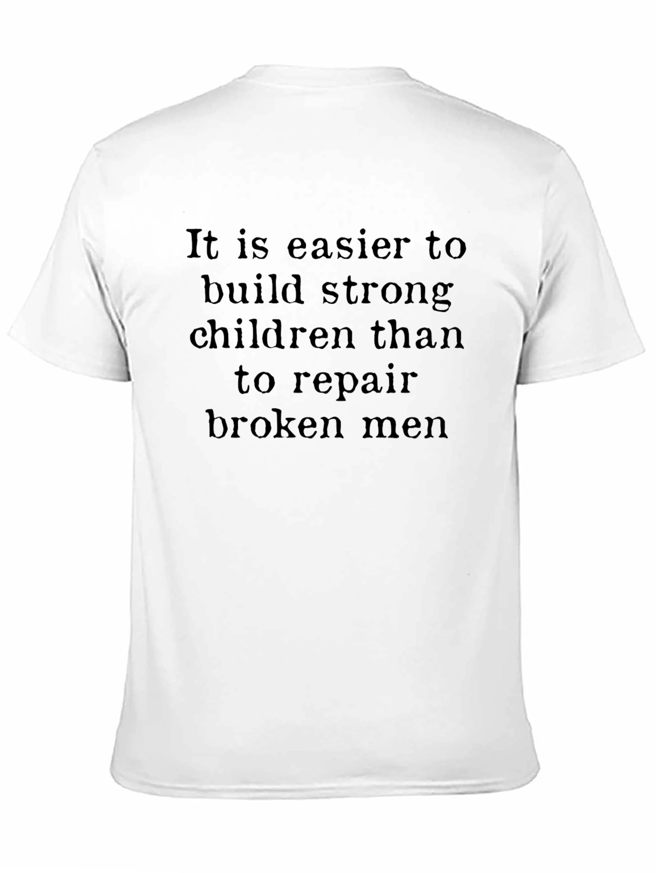 Black Inspiring Black Tee: Strong Children, Repaired Men view 11