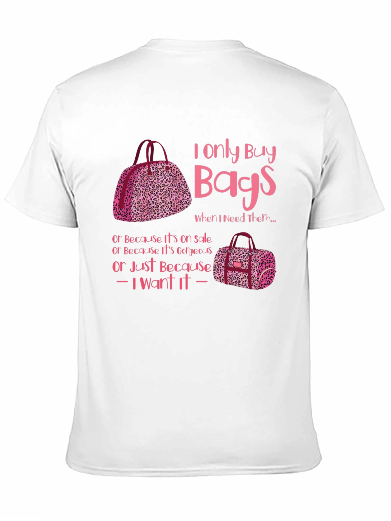 Black I Only Buy Bags Graphic Tee view 11