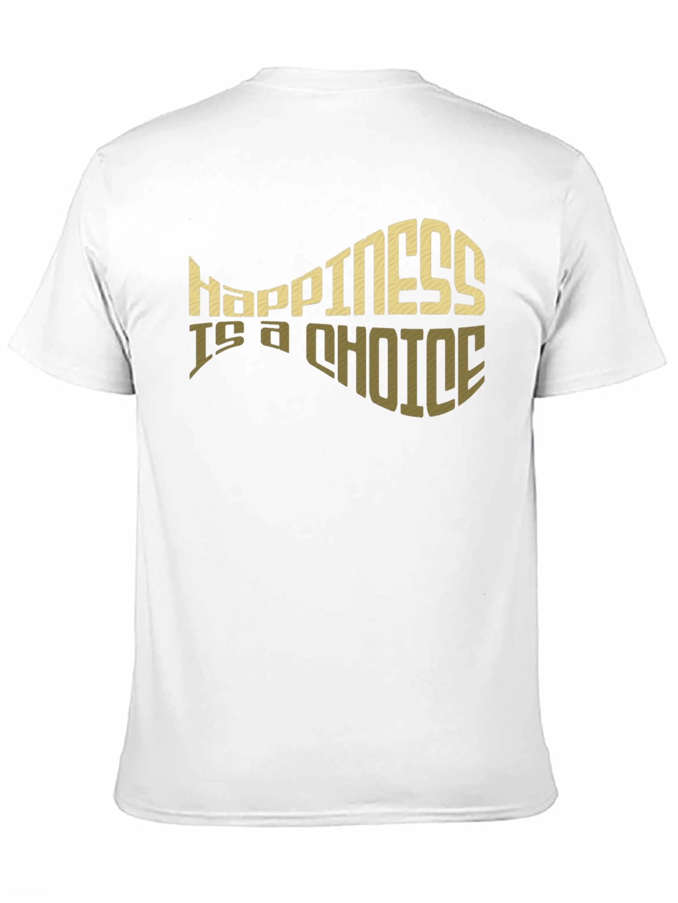 Black Happiness is a Choice Graphic Tee - Black view 11