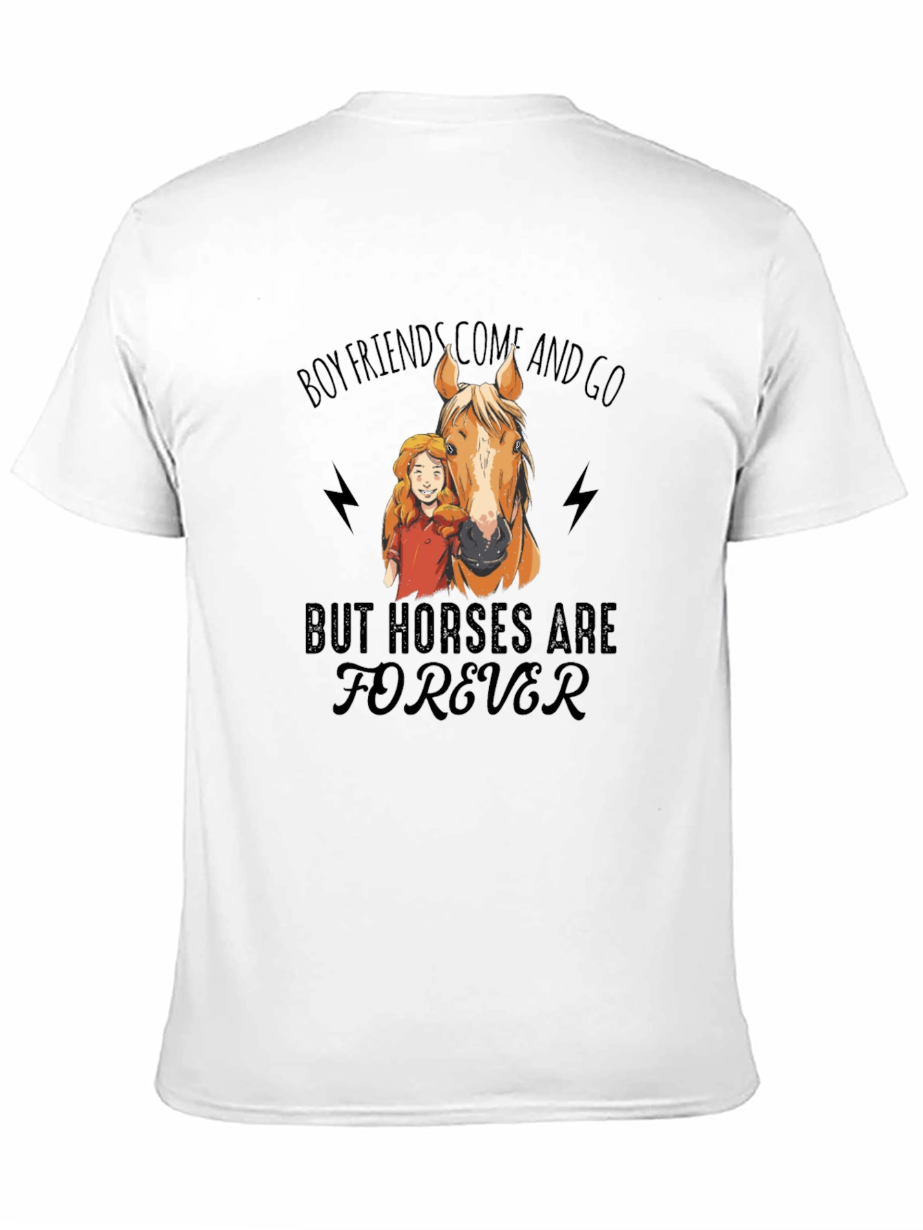 Black Horse Lover T-Shirt - Boyfriends Come and Go view 11