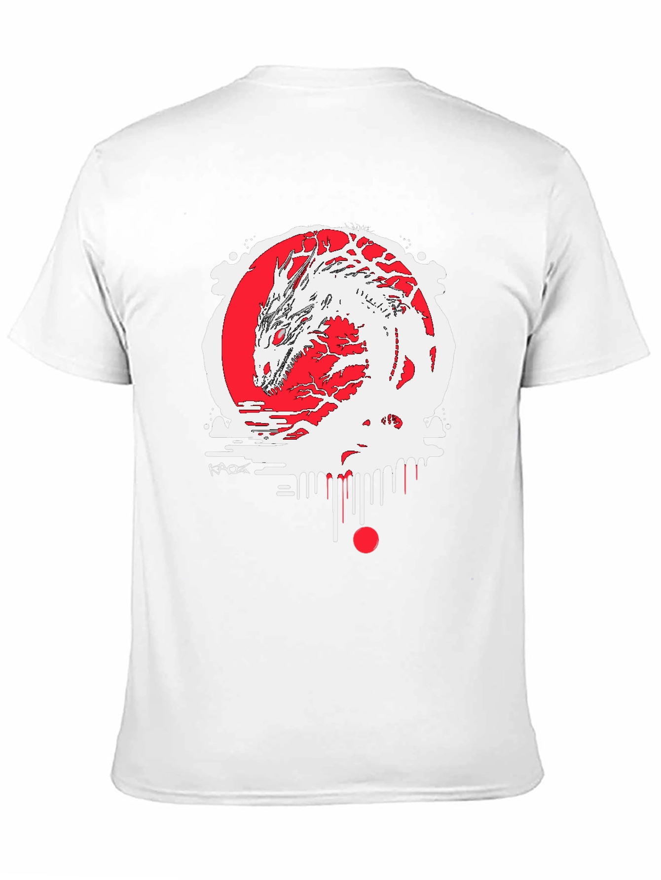 Black Dragon Graphic Black Tee - Urban Style view 11