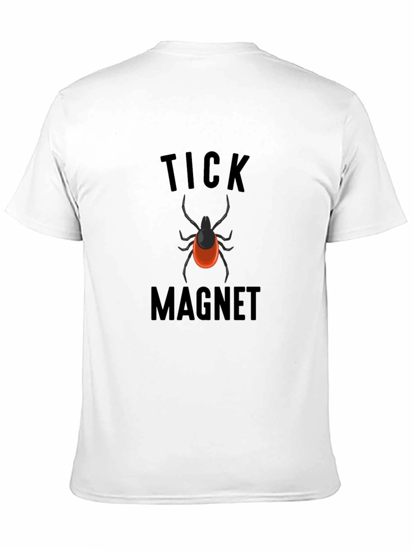 Black Tick Magnet Graphic Tee - Black Cotton view 11