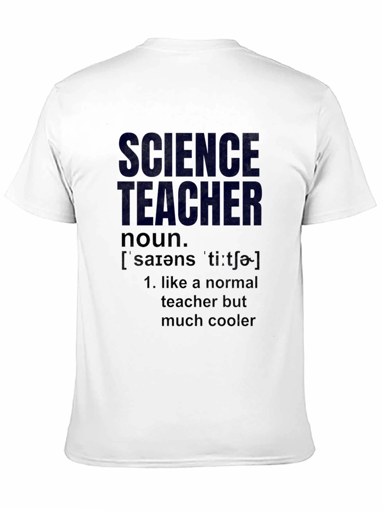 Black Science Teacher Definition T-Shirt - Cool Teacher Gift view 11