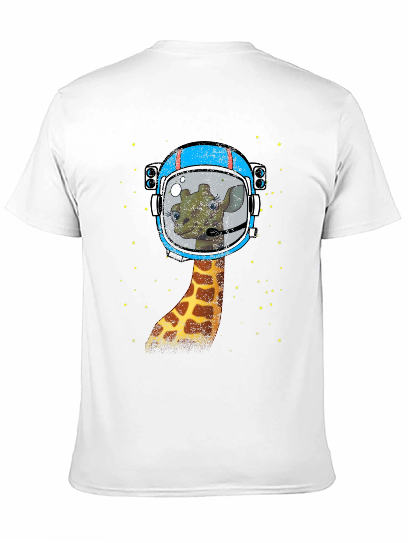Black Giraffe Astronaut Graphic T-Shirt - Space Explorer view 11