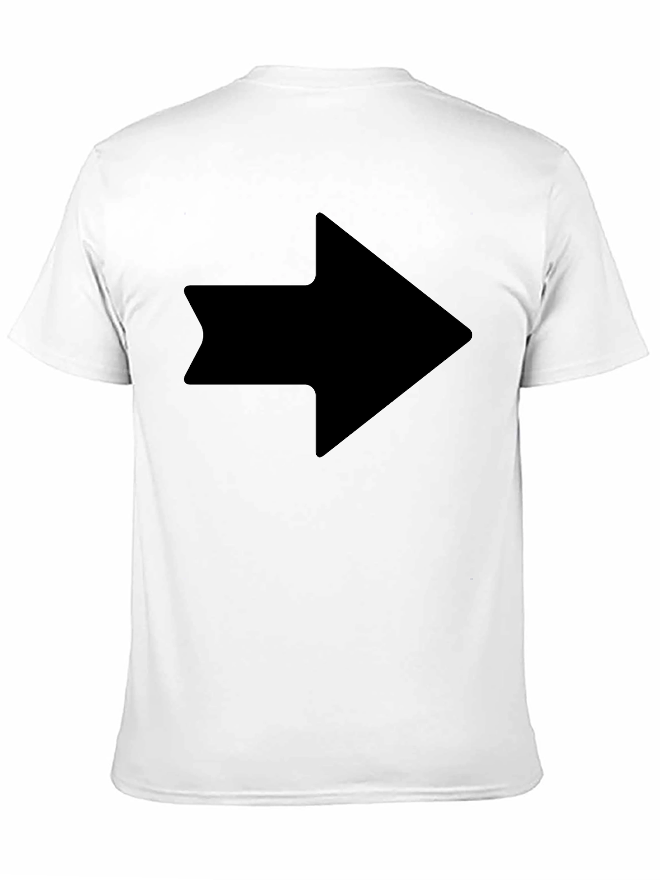 Black Arrow Graphic Tee - Mens Black Cotton T-Shirt view 11