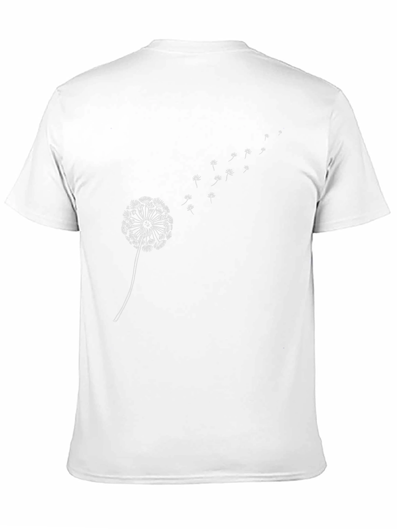 Black Dandelion Graphic Black T-Shirt view 11