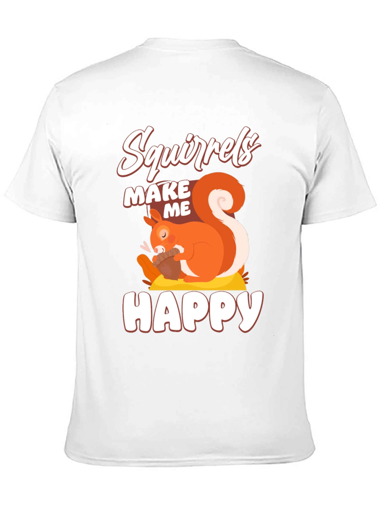 Black Squirrels Make Me Happy Graphic T-Shirt view 11