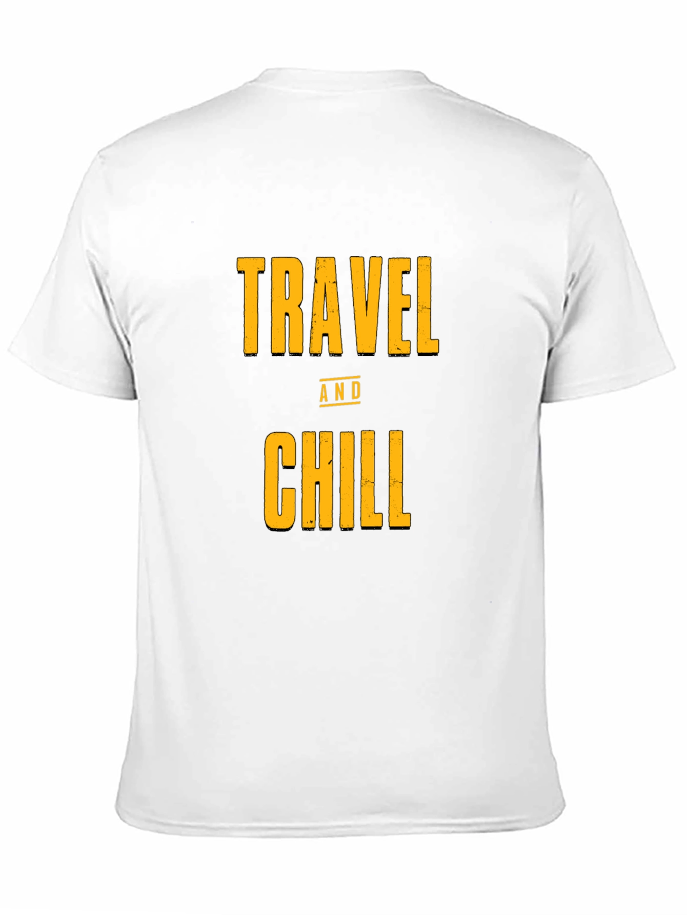 Black Travel and Chill Black Graphic Tee view 11