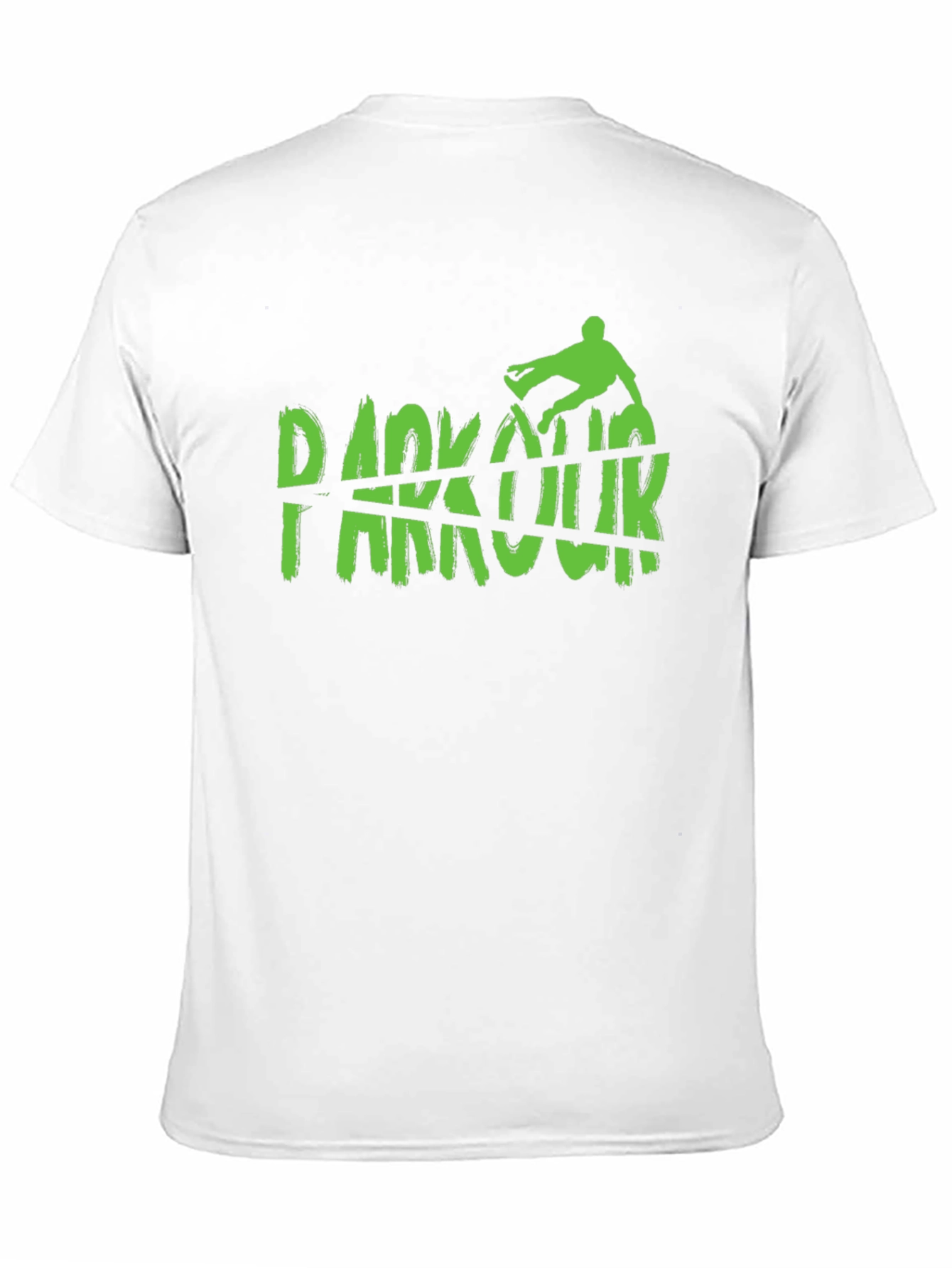 Black Parkour Graphic Black T-Shirt view 11